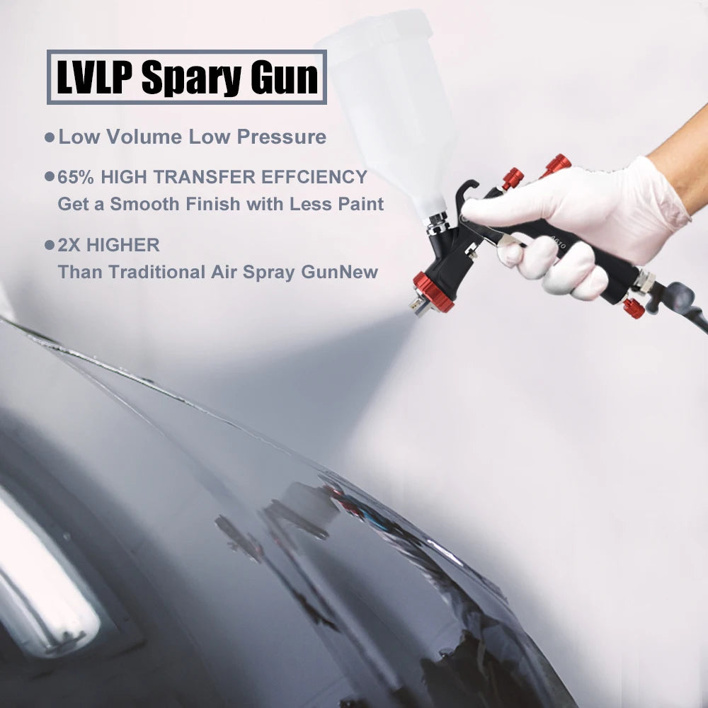 AEROPRO R500 LVLP Air Spray Gun A610 Paint Gun