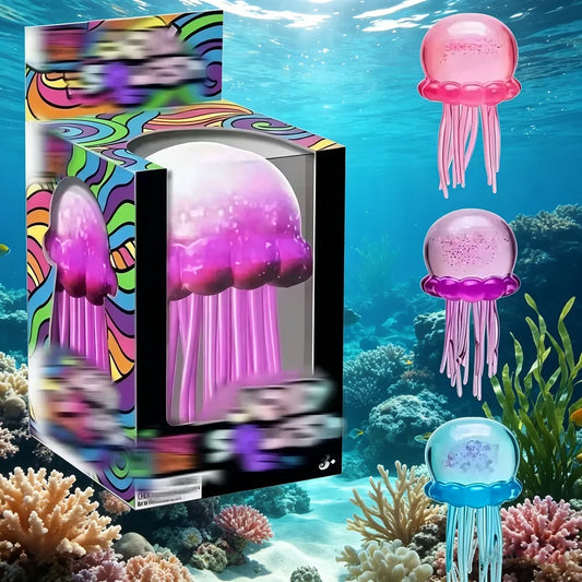 Jellyfish and Cube Squid Toys Soft Jelly Squeezing Stress
