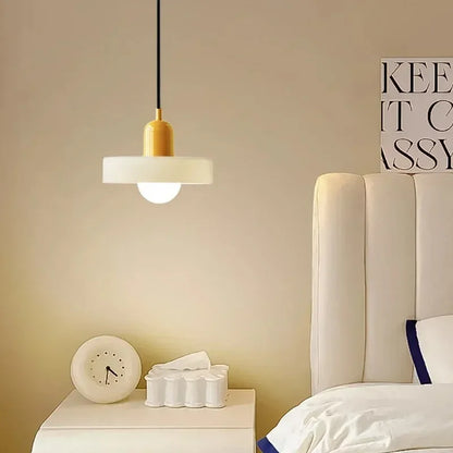 Nordic Retro Glass Pendant Lamps Indoor E27 LED Chandelier