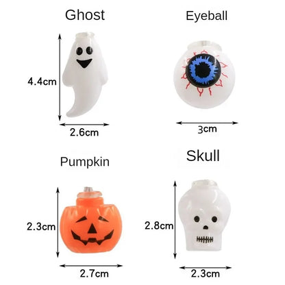Halloween Decoration Led Light String Pumpkin Skull Head Eyeball Shaped Lamp String