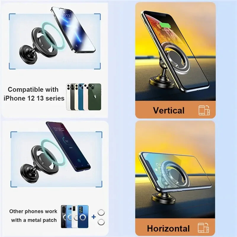 Magnetic Car Phone Holder Stand Magnet Car Mount Support