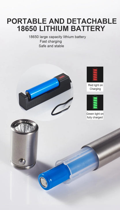 Blue & Red Light Therapy Device with 5 Wavelengths