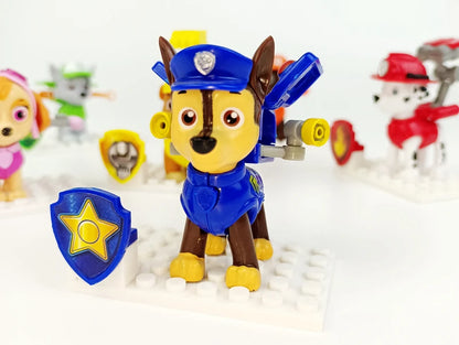 Paw Patrol Action Figure Anime Toy Chase Marshall