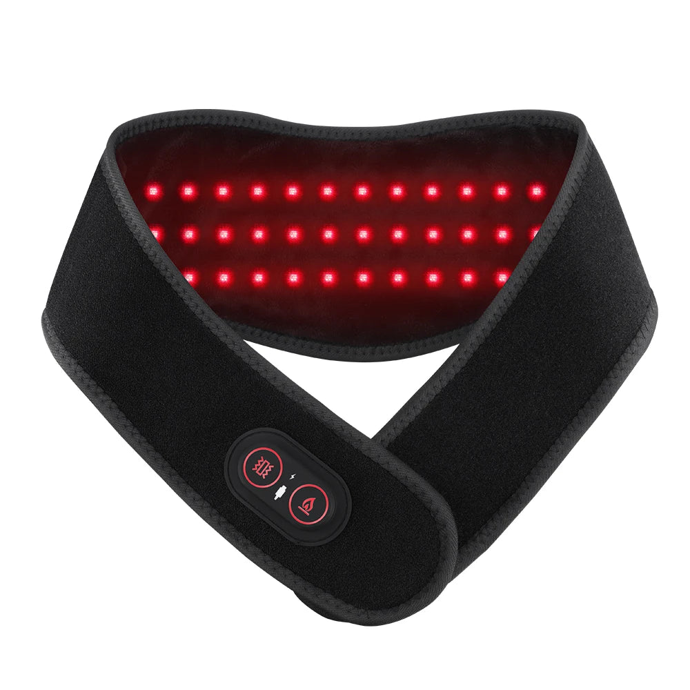 Electric Red Light Heating Neck Belt 660-850nm Infrared