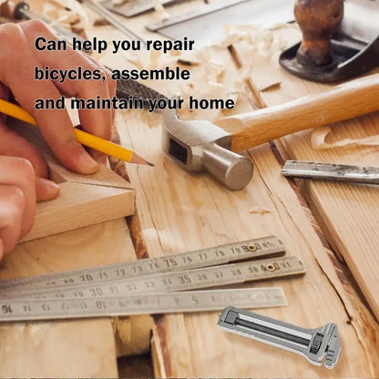 Titanium Alloy Mini Wrench Multitool for Portable Use