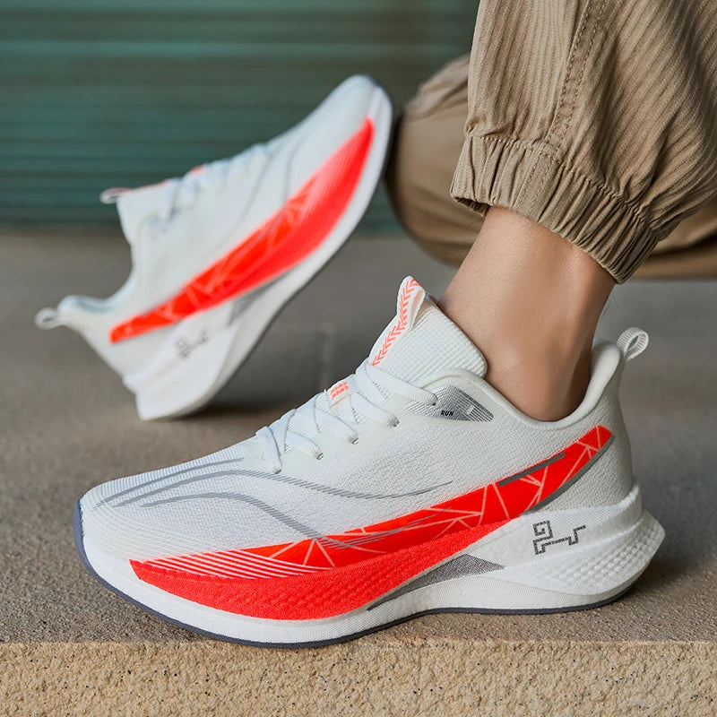 New 9ro Carbon Fiber Plate Running Sneakers Lightweight
