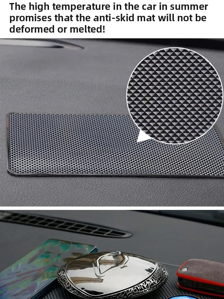 Car Non Slip Mat Sticky Anti Slip PVC Pads Heat Resistant
