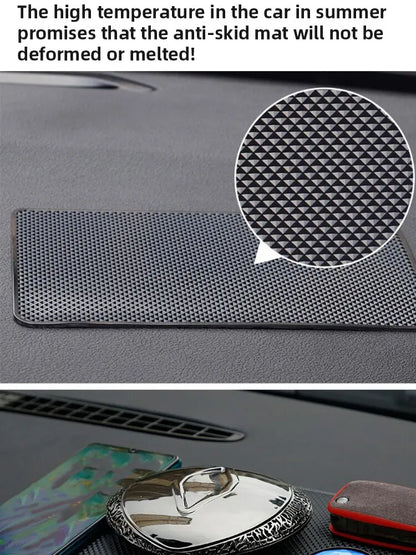 Car Non Slip Mat Sticky Anti Slip PVC Pads Heat Resistant