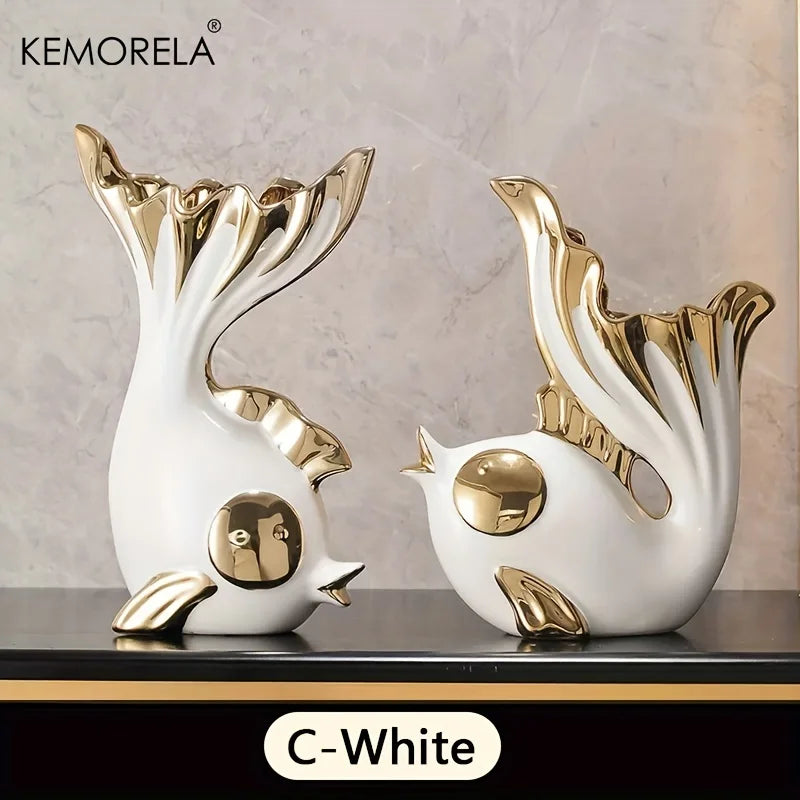 Ceramics Statue Exquisite Home Decor Modern Abstract Art Statue