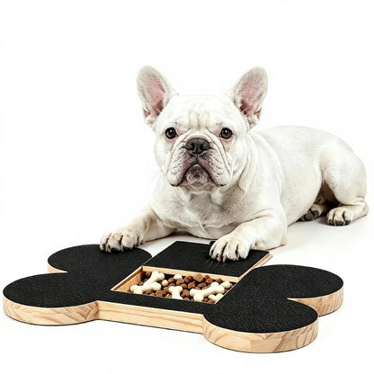 Wooden Pet Scratching Board for Dogs with Built-in Treat
