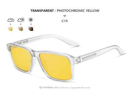 Polarized UV400 Sunglasses Fashion Photochromic Gradient