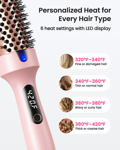 Thermal Brush Blowout Boost 1.5 inch Heated Round Brush