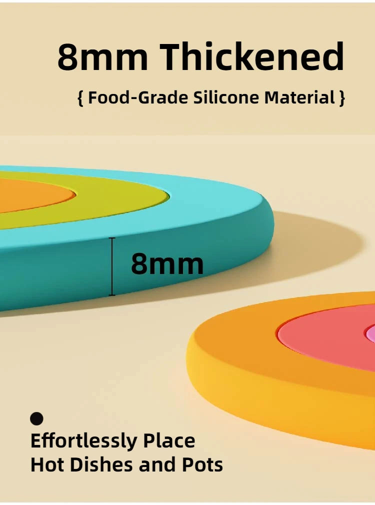 Joie Silicone Trivet For Hot Pots and Pans Heat Insulation