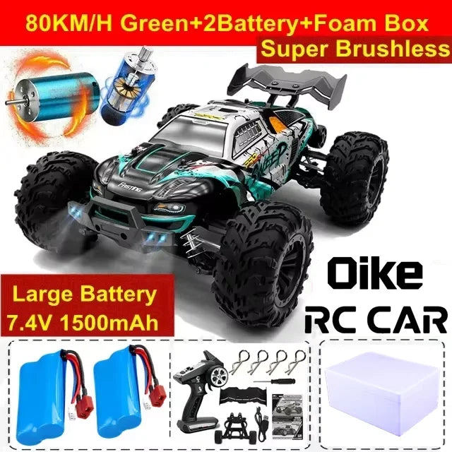 Super Brushless 50KM/H Brushed RC Car Off Road Buggy Toy