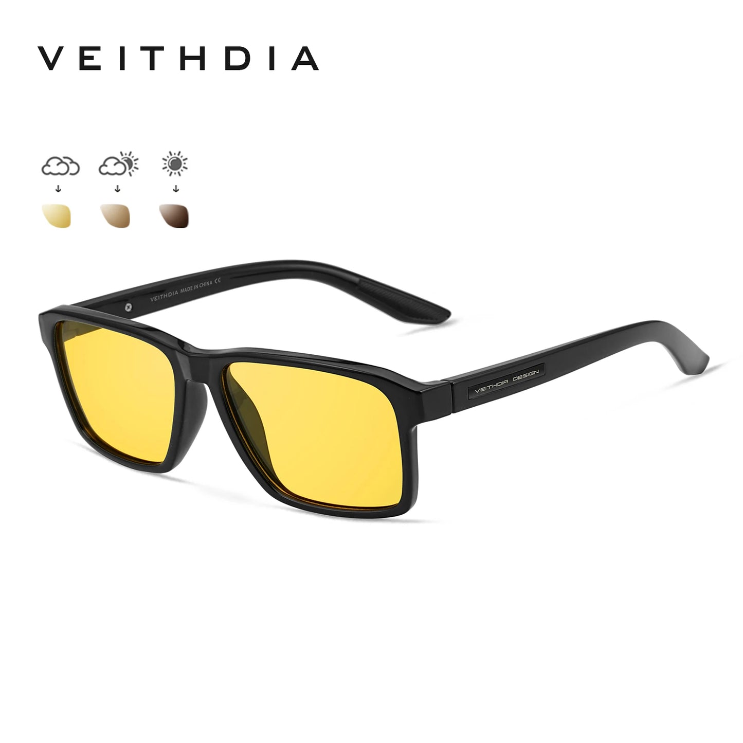 VEITHDIA Men Women Sunglasses Polarized UV400 Glasses