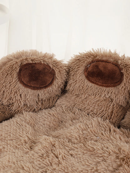 Fluffy Dog Bed Winter Warm Large Pet Products Small Sofa