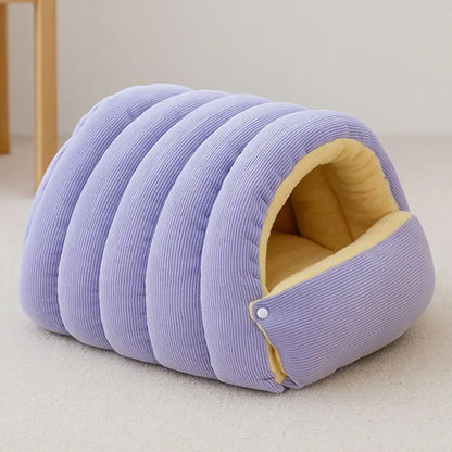 Pet House with Non-slip Base Washable Pet Bed