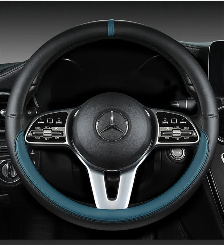 All-Nappa Leather Steering Wheel Cover Leather