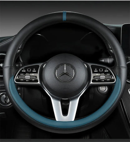 All-Nappa Leather Steering Wheel Cover Leather