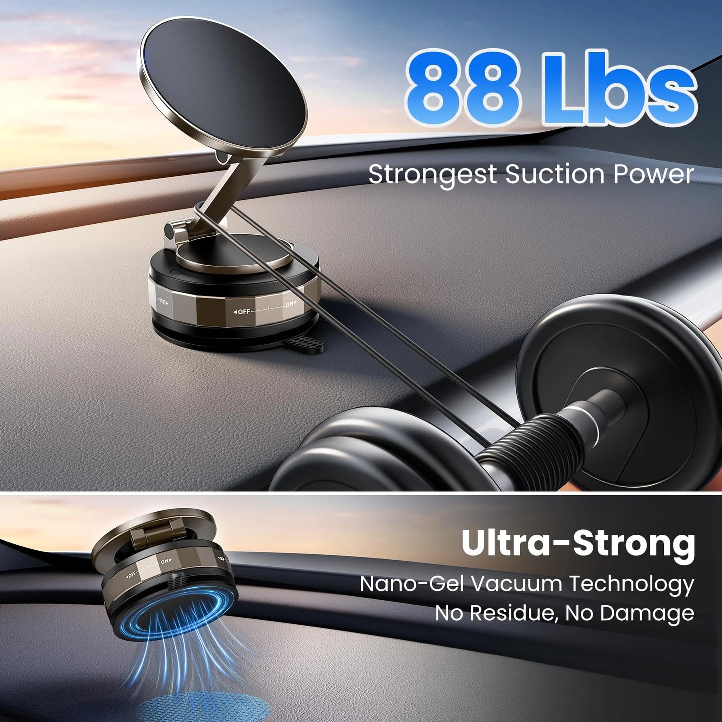 Magnetic Car Phone Holder for Magsafe 360° Adjustable