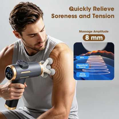 Electric Fascia Gun Head Deep Tissue Massager