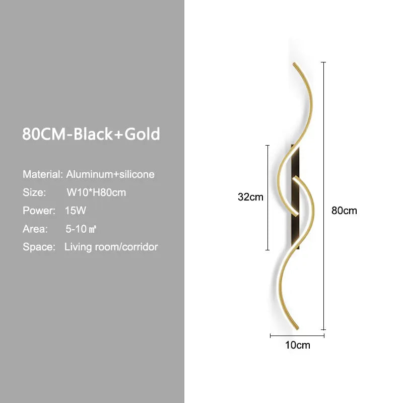 Minimalist Bedroom LED Wall Lamps Decor Wall Lights