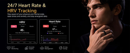 AURA Matt Smart Ring Fitness Sports Health Monitor Sleep