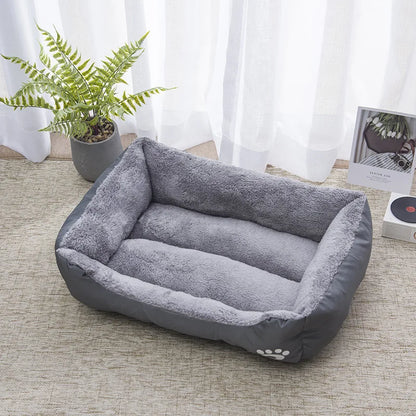 Square Large Dog Bed Soft Cat Sleeping Sofa Kennel