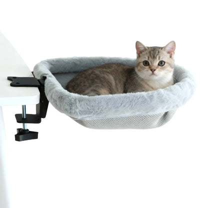Cat Desk Bed One-Click Folding Sunken Design Space-Saving