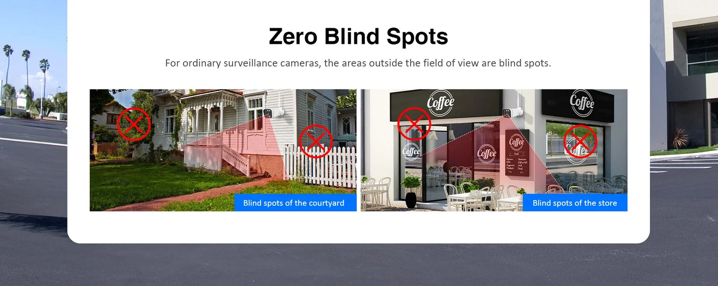 iCsee 3 Lens 3 Screen WiFi Camera 360° Auto Tracking  Surveillance