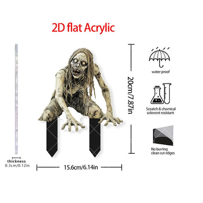 Halloween Scary Yard Decoration, Scarecrow Decor Horror