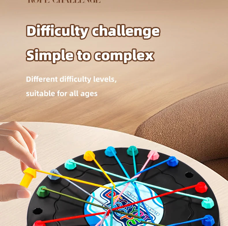 New Rope Breaking Battle Challenge Puzzle Toy Knot Toy