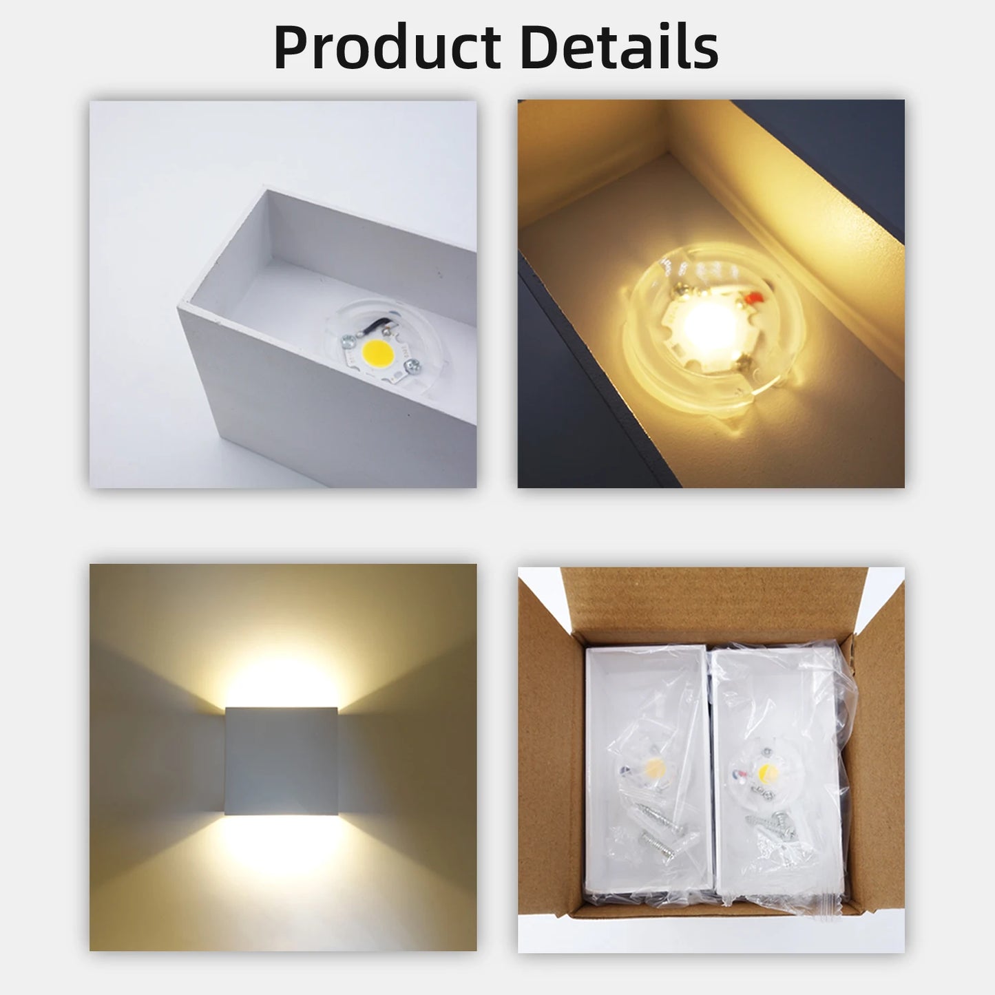 LED Wall Sconces 6W Modern Indoor Wall Lamp Decor