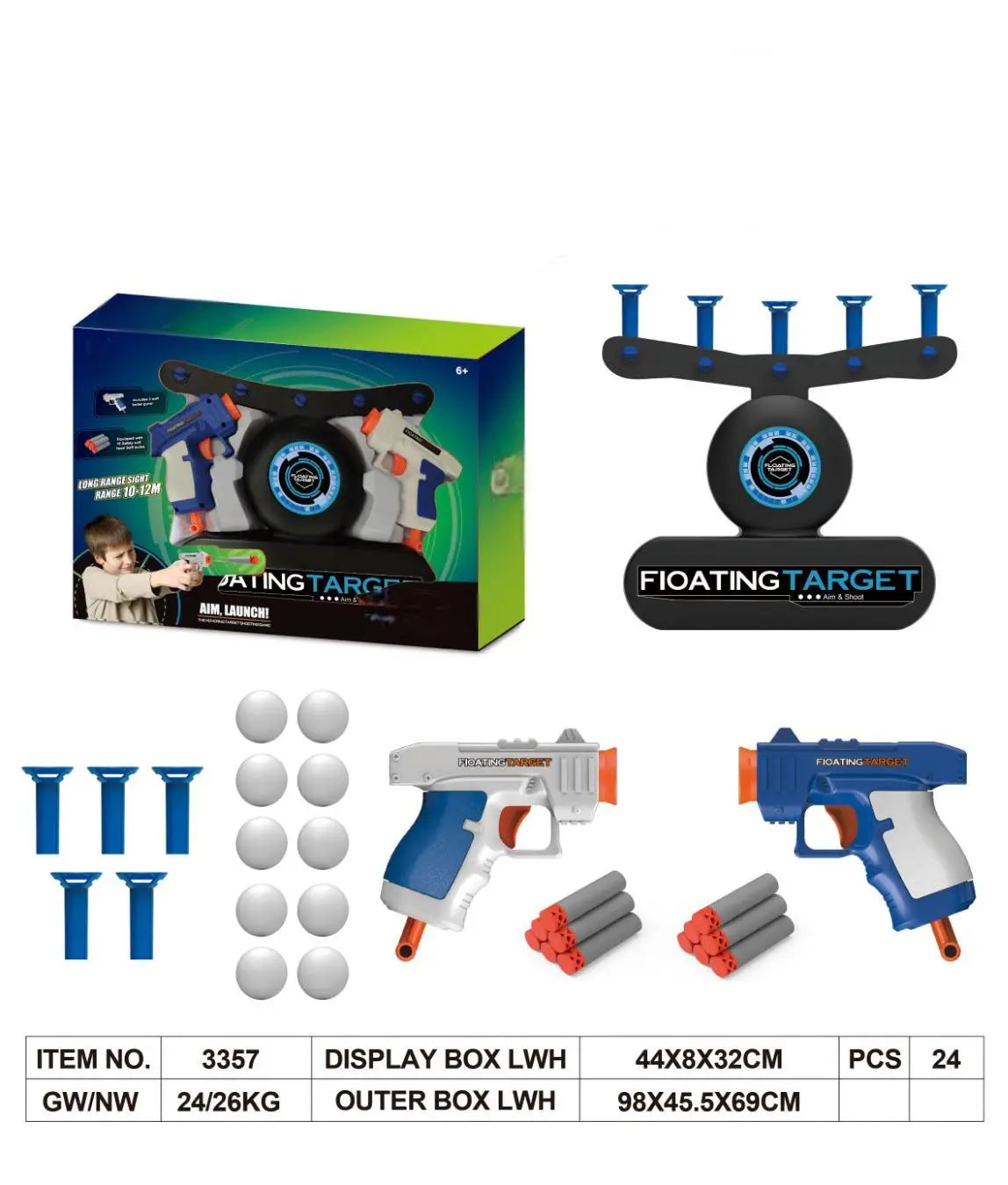 Gift Choice - Glow-in-the-Dark Shooting Target Practice Kids