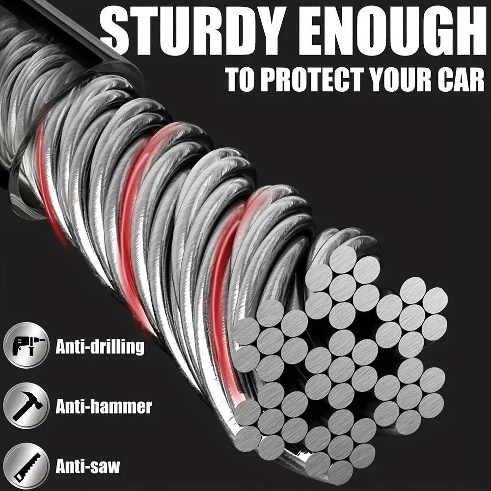 Car Steering Wheel Lock Reinforced Cable Lock
