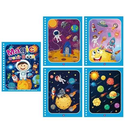 Magical Book Water Drawing Montessori Toys Coloring Book