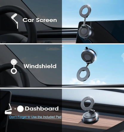 Strong Magnetic Car Phone Holder Foldable 360° Adjustable