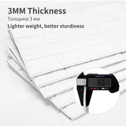 3D Self-Adhesive Wallpaper 70cm*1/5/10m Continuous Waterproof