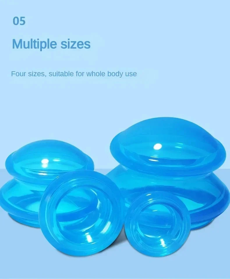 Anti-cellulite Silicone Cupping Set Suction Cup Ventosas