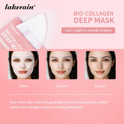 Bio-Collagen Deep Face Mask Shrink Pores Deep Hydrating Overnight Mask