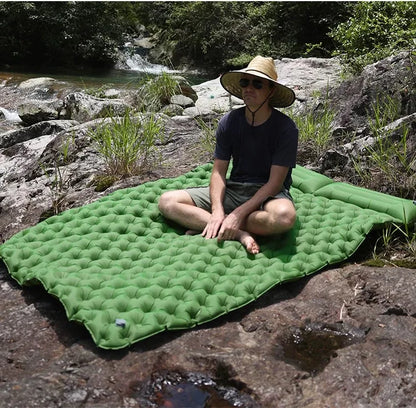 Outdoor Camping Double Inflatable Mattress Extra Wide