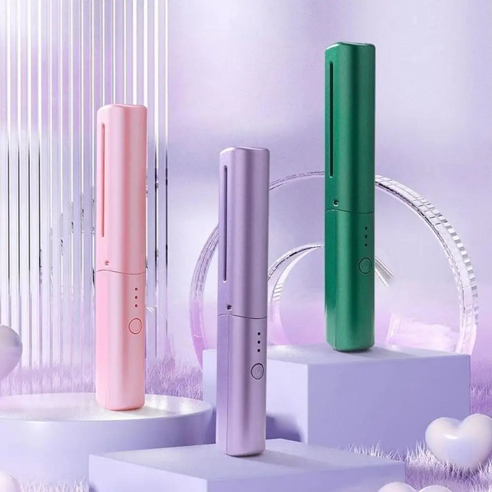 Mini Wireless Hair Straightener - Rechargeable Styling Tool