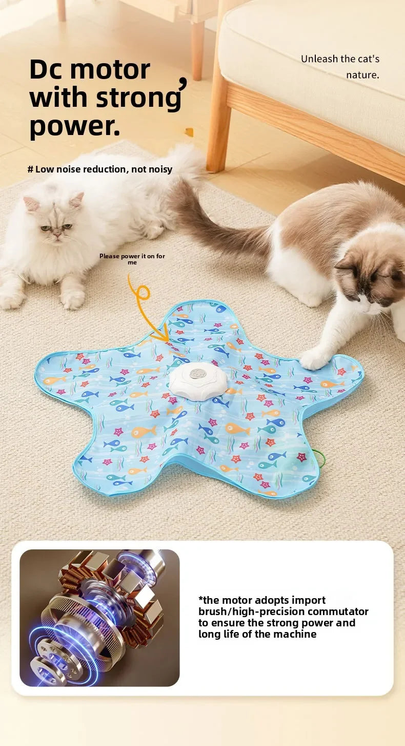 Electric cat turntable pet toy self-stimulating