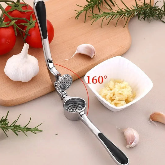 Stainless Steel Garlic Crusher Garlic Press