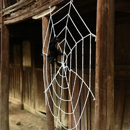 Halloween Plush Simulation Spider Colorful Black Ghost House