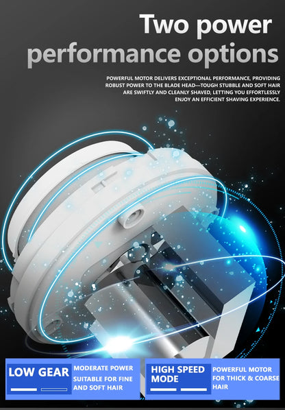 Multi-functional Electric Shaver with Automatic Haircutting