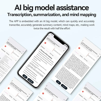 8-128GB AI ChatGPT-4 Intelligent Voice Recorder Audio App