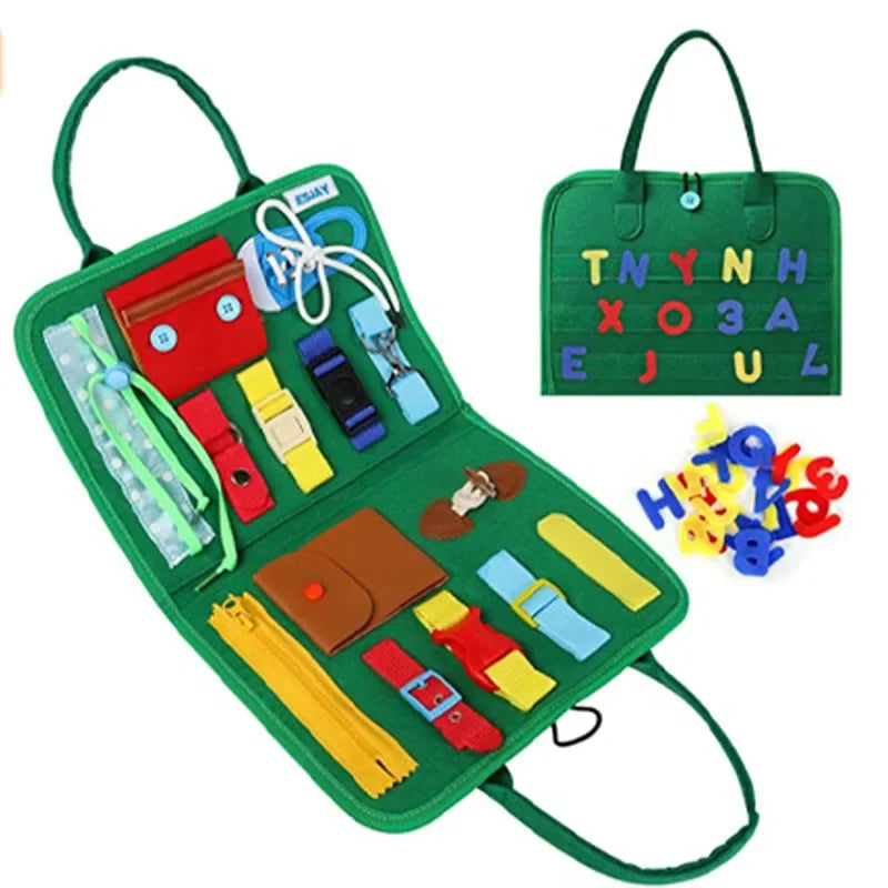 Sensory Play Board Busy Board Montessori Leaning Toys