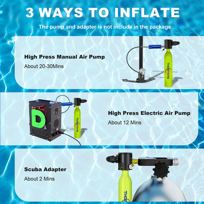 Mini Scuba Diving Tank, Underwater Swimming