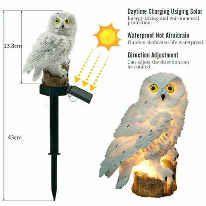 Led Solar Lamp Owl Animal Solar Garden Lights Solar Powered